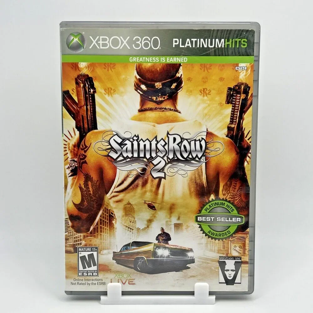 Saints Row 2 XBOX 360 Platinum Hits Video Game Tested Working